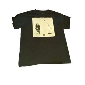 Jack Harlow Shirt Graphic Tee Men's L Black Music Short Sleeve Pullover Stretch